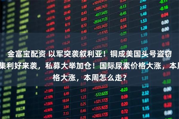 金富宝配资 以军突袭叙利亚！铜成美国头号盗窃目标！密集利好来袭，私募大举加仓！国际尿素价格大涨，本周怎么走？